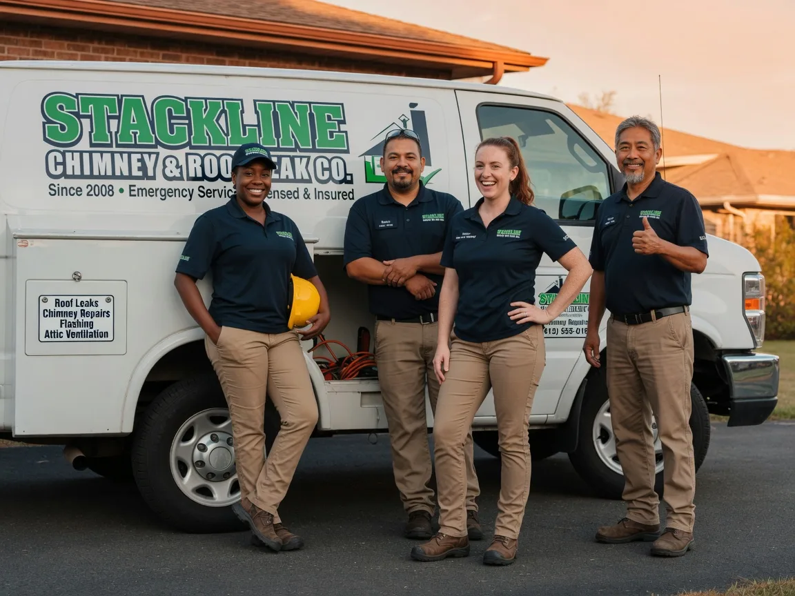 Chimney flashing repair company in Teachey, NC